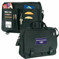 Expandable Briefcase Portfolio w/ Adjustable Shoulder Strap